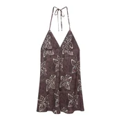 Pull&Bear Poletna obleka lila/jajčevec/off-bela