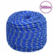 Vidaxl Delovna vrv moder 10 mm 500 m polipropilen