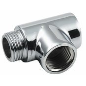 Kromiran T-priključek z navoji za cevaste radiatorje, 1/2 BSP - Kromasta - 24 - Sapho