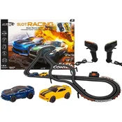 slomart LEAN TOYS Dirkaški set Slot Cars 1:64, 530 cm