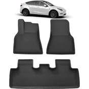 Avtopreproga za zaščito proti vlagi in umazaniji | tepih | za Tesla model 3/Y – Model: Tesla Model Y, Trodelni tepihi prtljažniki: Ne