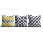 Aberto Design Set 3 jastuka 43x43cm Šareni