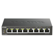 D-Link LAN Switch DGS-1008P/E 10/100/1000 8port -4Poe