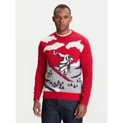 United Colors Of Benetton Pulover 1244K108R Rdeča Regular Fit