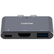 CANYON hub DS-1 3in1 Thunderbolt 3 Space Grey