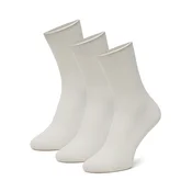 Nine West Dolge nogavice BR_NW_01_Z_SS25 (3 PACK) Bela