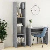 vidaXL vidaXL Knjižna omara betonsko siva 40x35x180 cm iverna plošča, (20622600)
