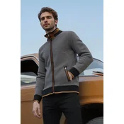9021 DEWBERRY MENS SWEATSHIRT-DOTTED BLACK