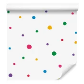 Minimalistična tapeta s pikami za dnevno sobo in spalnico 50x1000 cm