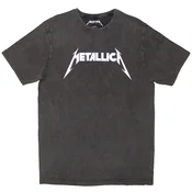 Metallica Logo Charcoal Grey S Majica
