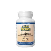 Natural Factors – Lutein 40 mg z zeaksantinom, 60 mehkih kapsul
