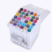 Dvostranski markerji - markerji | set v plastični škatli po 36 kos