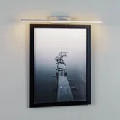 MCJ LED stenska svetilka Miroir 60 cm aluminij 3000K - Kopalnica - Sodobni - aluminij, matirana bela barva - Kovina