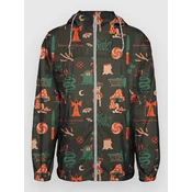 The Dudes European Fantasy Brown Windbreaker multicolor