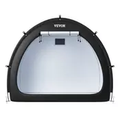 VEVOR Šotor za shranjevanje koles 219x155x173 cm Črn