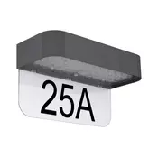 Globo 36790 - LED sončna hišna številka LED/6W/3,7V IP54