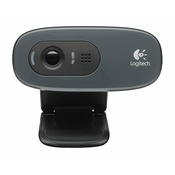 Logitech Webcam HD C270 Black C270, 3 MP, 1280 x 720  pixels, 720p, 1280 x 720 pixels, 5 V, USB 2.0