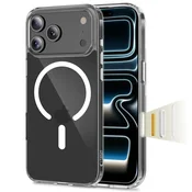 Ovitek Tech-Protect Flexair Hybrid CC Magsafe za iPhone 17 Pro Max - prozoren
