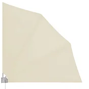 Northix Tenda za balkon, bež, 140x140 cm, odporna proti UV-žarkom, nastavljiva