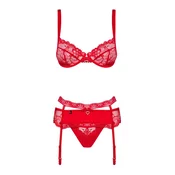 Obsessive tridelni komplet Heartina (gratis 1 L mehčalca Zara), L-XL