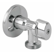Ventil za pralni stroj L-85 1/2 x 3/4, proti vodnemu kamnu, kromast - Kromasta - 120 - Medenina - Arco - 1/2 x 3/4