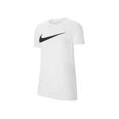 Nike Majice obutev za trening bela S Wmns Drifit Park 20
