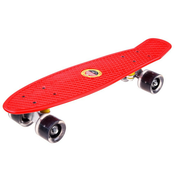 Skateboard sa svjetlećim kotačima - Crvena