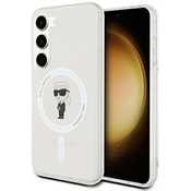 Karl Lagerfeld KLHMS23SHFCKNOT S23 S911 transparent hardcase IML Ikonik MagSafe (KLHMS23SHFCKNOT)