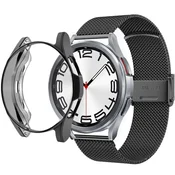 GS Zapestnica + ovitek za Samsung Galaxy Watch 6 Classic 47mm, črna