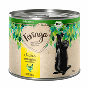 Feringa Organic Kitten 6x200 g - Mešano pakiranje (2 vrsti)