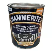 Boja za željezo hammerite lak rustik crni 0,75 l