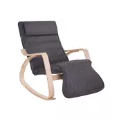 Songmics Gugalnik 67x125x91 cm Siva