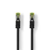 Nedis Omrežni kabel CAT7 | S/FTP | RJ45 Moški | RJ45 Moški | 20,0 m | Brez oprijema | Okrogla | LSZH | Črna | Oznaka