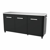 COZZE miza z inox polico 180x60x28 cm