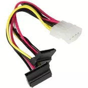 SUPERMICRO SATA napojni kabel, dvostruki, 15 cm CBL-0082L CBL-0082L-001