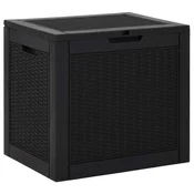 Vidaxl Vrtna škatla za shranjevanje 55,5x43x53 cm PP