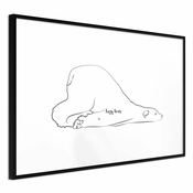 Poster - Resting Polar Bear 45x30