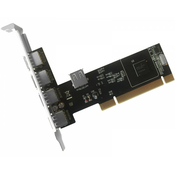 JAVTEC PCI kontroler 4xUSB 2.0 + 1x USB 2.0