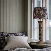 PR Home Namizna svetilka Lodge Sofia Dahlia rjava O 25cm višina 59cm - Dnevna soba/jedilnica - Podeželska hiša/Rustikalna - temni les, rjava