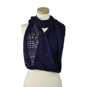 Art Of Polo Womans Scarf Sz997-5 Navy Blue