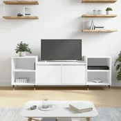 TV ormaric bijeli 160 x 35 x 55 cm od konstruiranog drva