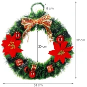 Springos CA1018 BOŽIČNI OKRASEK VENEC 30 CM