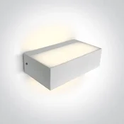 ZUNANJA LED STENSKA SVETILKA 7W CCTV IP65 BELA DM67392/W/V