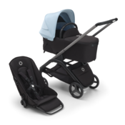 Bugaboo Dragonfly - complete s košaro GRAPHITE/MIDNIGHT BLACK-SKYLINE BLUE