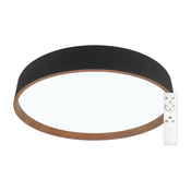 Top Light - LED prigušiva stropna svetiljka LED/51W/230V + daljinski upravljac crna/smeda
