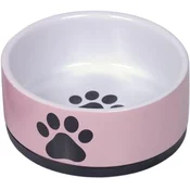 Nobby keramična posoda Paw, pink - 400 ml