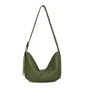 Vrečasta torbica LS COLLECTION Erik Style - zelena, hobo