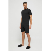 Pidžama Calvin Klein Underwear za muškarce, boja: crna, glatka
