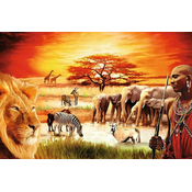 RAVENSBURGER sestavljanka Ponosni Masaji, 3000-delna