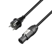 Adam Hall Adam Hall Cables 8101 TCON 0150 napajalni kabel CEE 7/7 na Neutrik powerCON TRUE1 TOP 1,5 m Adam Hall 8101 TCON 0150 hladne naprave kabel črna 1.5 m, (20519050)